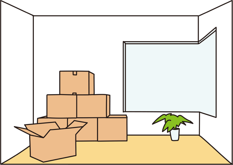 段ボールのイラスト