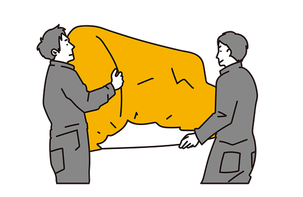 <span>作業日確定・</span><span>回収作業の実施</span>